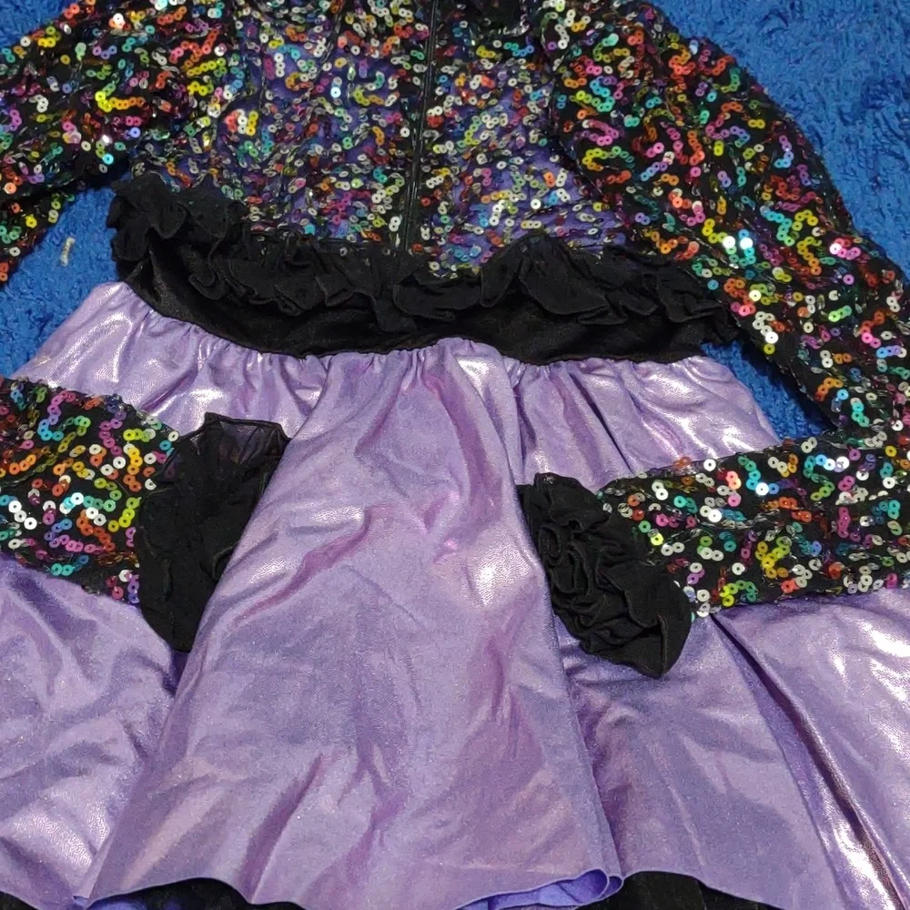 Alexandra collection‎ Sequined Girl's Dance costume Size 12